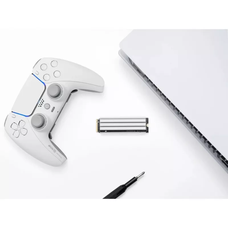 Corsair MP600 ELITE CSSD-F2000GBMP600ECS 2TB M.2 2280 PCIe 4.0 x4 NVMe SSD, 3D TLC, for PS5