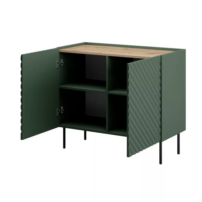 2D chest of drawers ONDA 98x45xH85 green