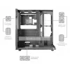 PC Midi Tower Case TACENS Mars Gaming MC-INFINIOLITE, Black, Tempered Glass, supports ATX/Micro-ATX/Mini-ITX, 120 mm fans