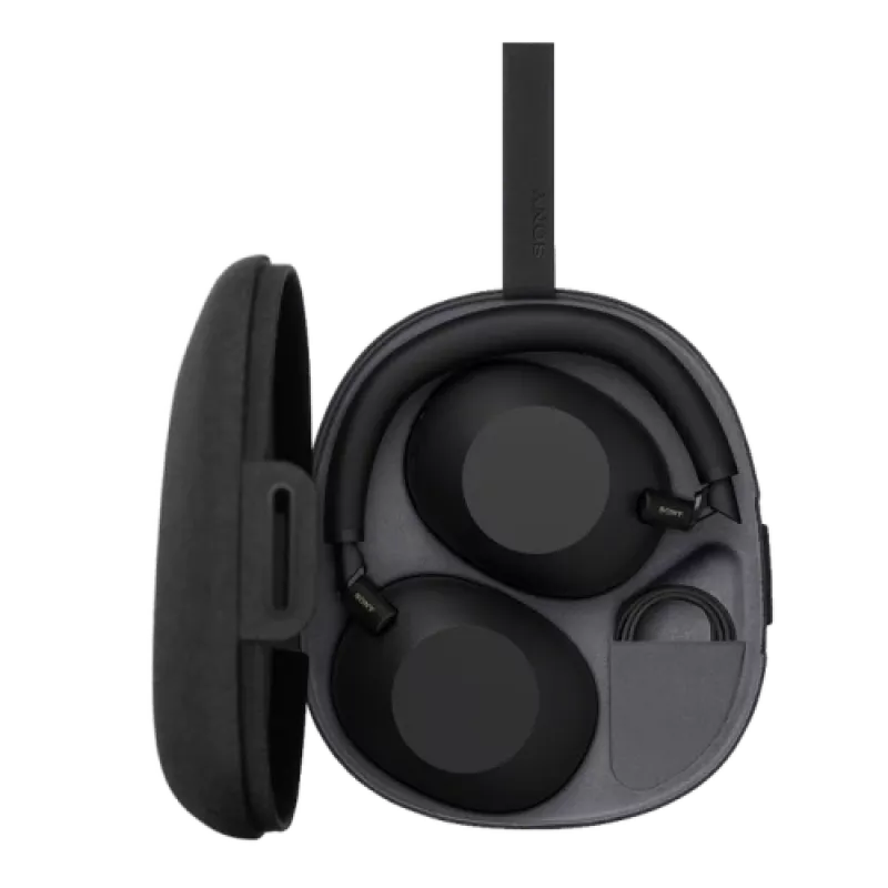 Wireless noise cancelling headphones Sony WH-1000XM6, Bluetooth, Black, 12-month warranty