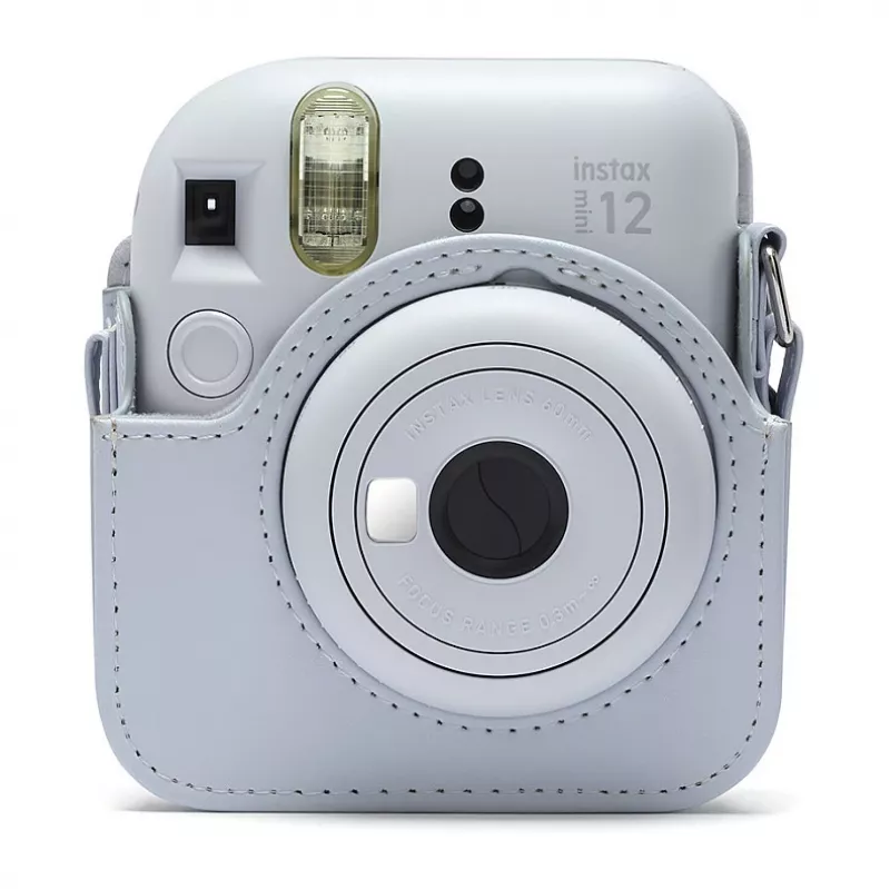 Compact case Fujifilm 4177081 White for Instax Mini 12 with shoulder strap