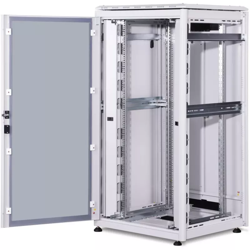 DIGITUS Netzwerkschrank Unique 32HE 1609x800x800mm grau (Speditionsversand)