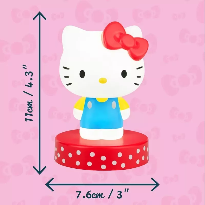 Table lamp Paladone Hello Kitty Icon Light — decorative LED icon lamp, compact bedside light