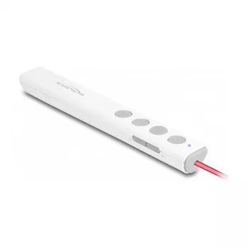 DeLOCK USB Laser Presenter white Wireless USB RF Nano Receiver