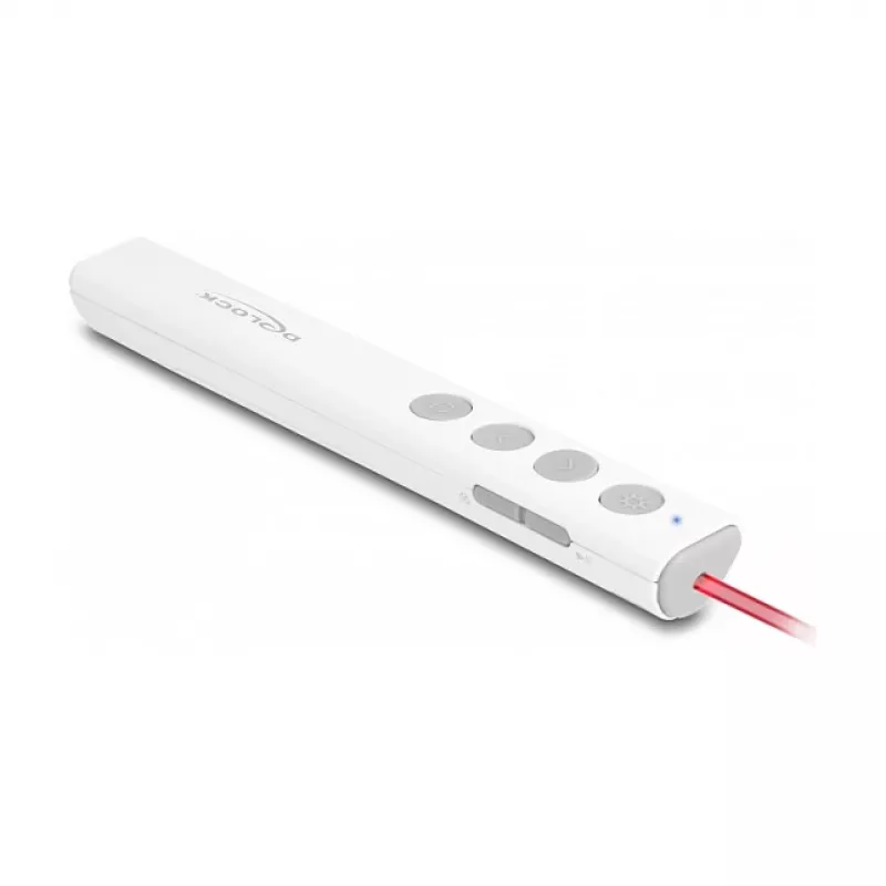 DeLOCK USB Laser Presenter white Wireless USB RF Nano Receiver