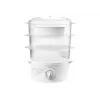 Steam Cooker Adler AD 633 3 Baskets Freestanding 800 W White