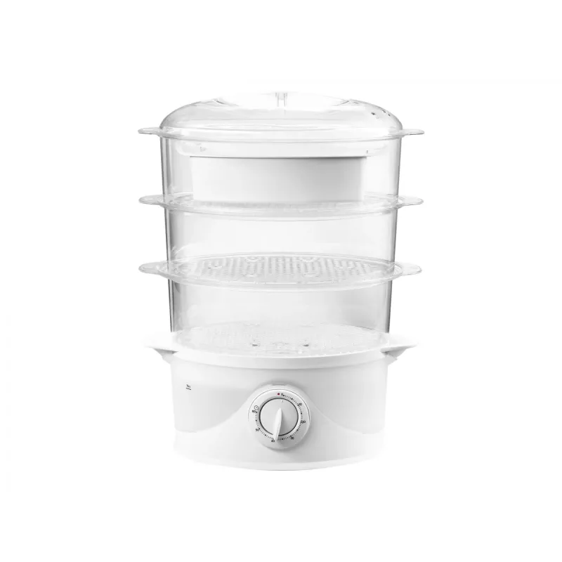 Steam Cooker Adler AD 633 3 Baskets Freestanding 800 W White
