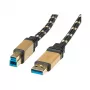 ROLINE Gold - USB Cable - USB Type A (M) to USB Type B (M)
