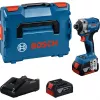 Cordless Impact Wrench Bosch GDR 18V-215 with 2x 4.0Ah Batteries
