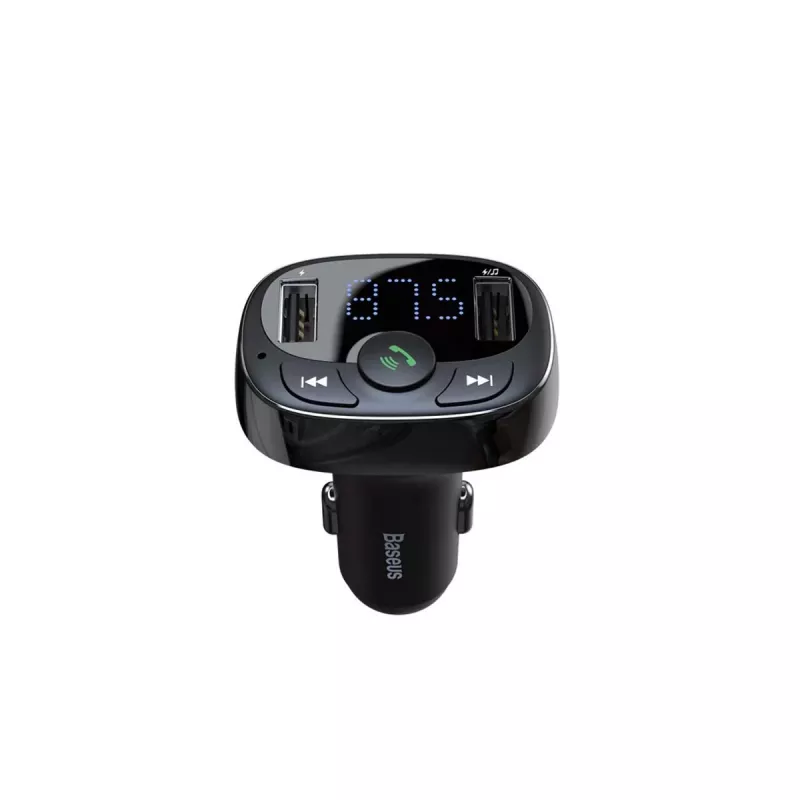 FM Transmitter Baseus SUP0004410 87.5-108 MHz Bluetooth USB Black