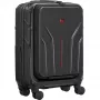 Carry-on hardside trolley Wenger Amplix 653323 — black, compact cabin luggage