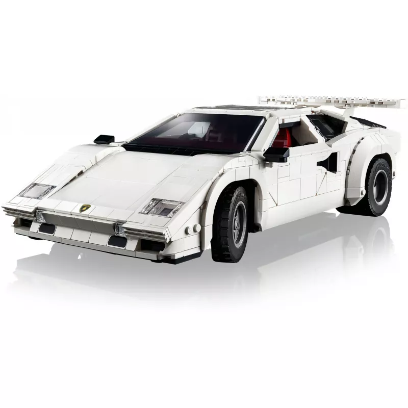 LEGO Icons building set Lamborghini Countach 5000 Quattrovalvole 10337 — display model, 1,506 pieces, 340×90×160 mm