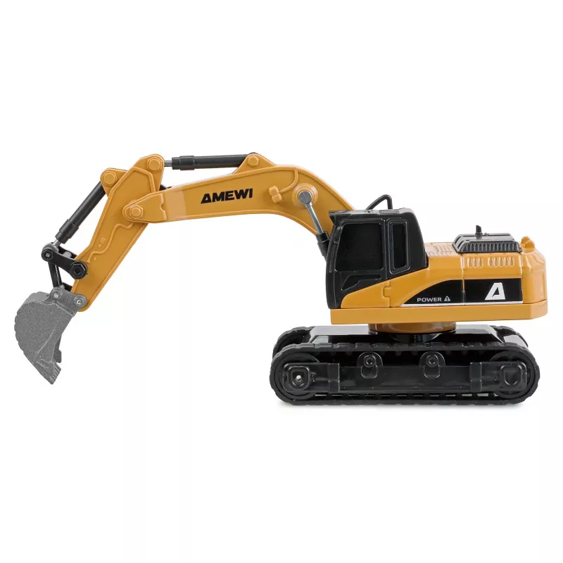 Excavator RC model Amewi 22744 1:64 scale, electric motor, LiPo 200 mAh, for ages 6+
