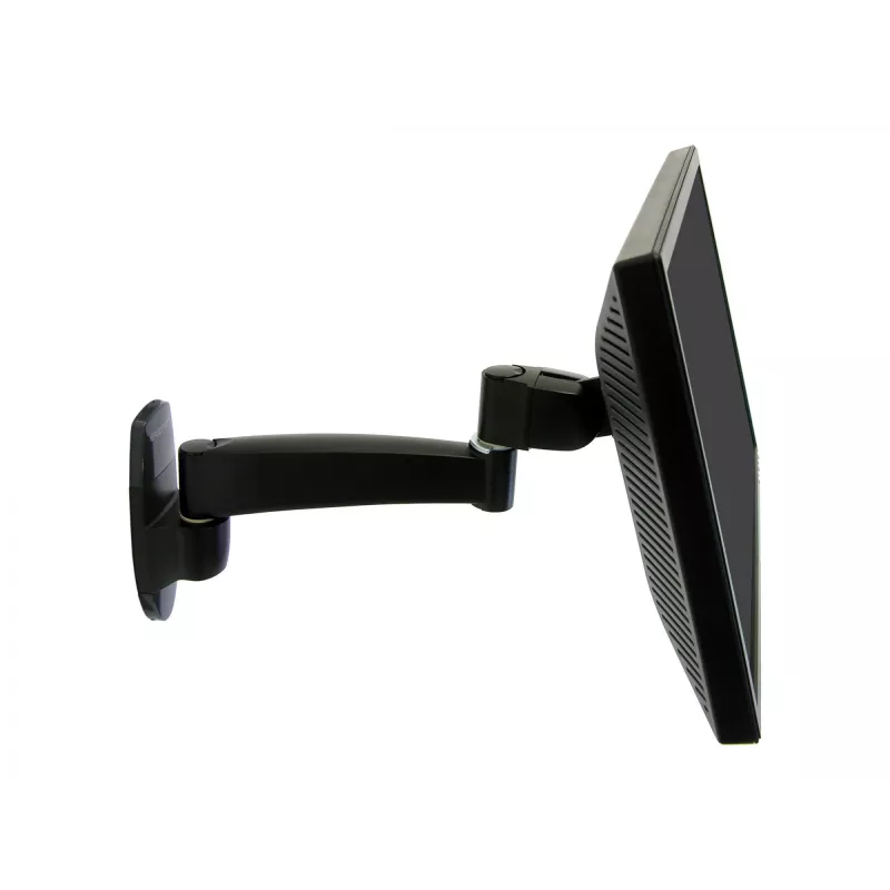 Ergotron 200 Series - Mounting Kit (Wall Arm) - for Monitor - 1 Extension - Steel - Black - Screen Size: to 81,3 cm (to 32 inch)