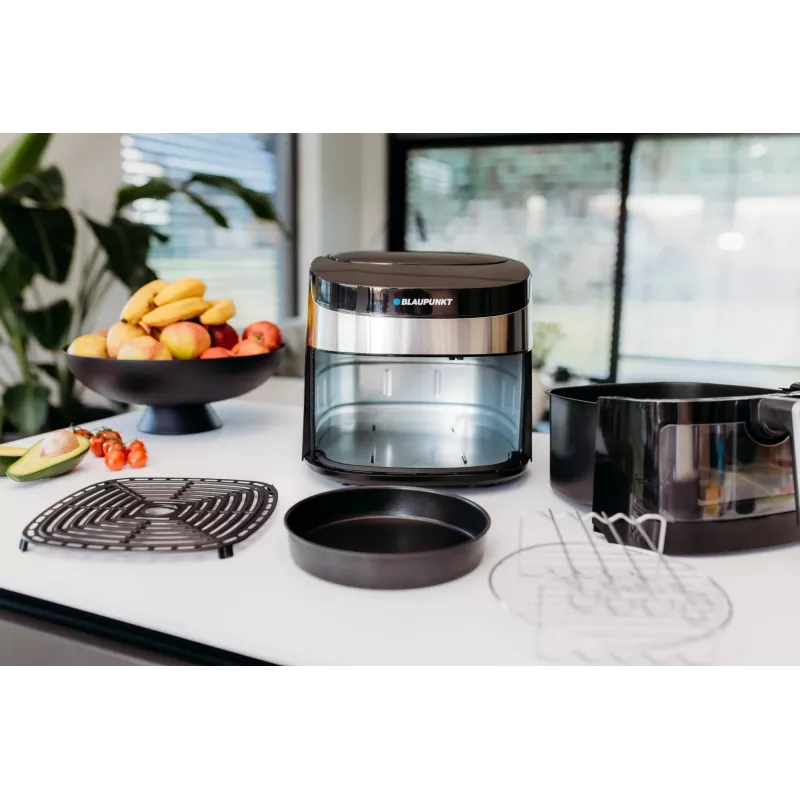 Deep fryer Blaupunkt AFD722 7.2 L, 1800 W, 40–200°C, touch LED, aluminium, white