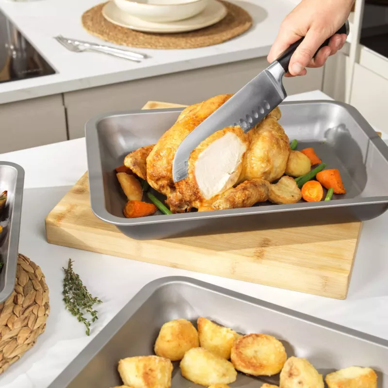 Roasting Tray Set Salter BW13675 3-piece non-stick oven-safe