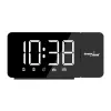 Digital LED clock radio GreenBlue GB172 with FM tuner, projector, thermometer, USB 5V & CR2032 power