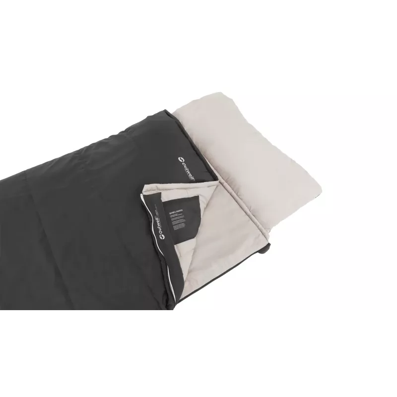 Sleeping bag Outwell Contour Prime Adult rectangular 850×2200 mm polyester Dark Grey
