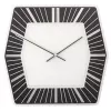 NeXtime klok 8128zw Hexagon, 43x43 cm, Wall, White