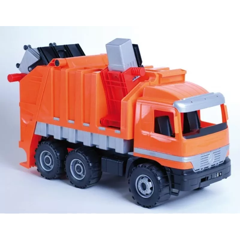 Toy garbage truck Lena Mercedes ZL-02026, 70 cm length, mechanical play vehicle