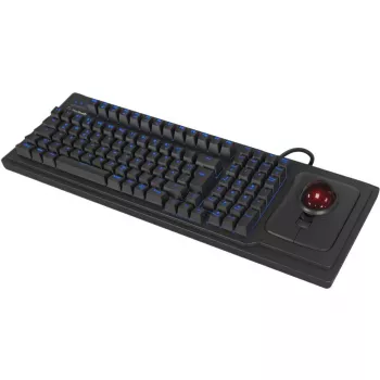 KeySonic KSK-8202ELU-T (US) keyboard Universal USB QWERTY US English Black