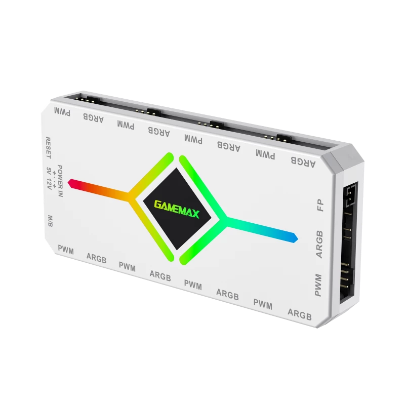Gamemax | Remoter control | V4.0 ARGB PWM HUB BK | White | Gamemax