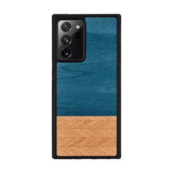 Phone case man and wood Galaxy Note 20 Ultra denim black