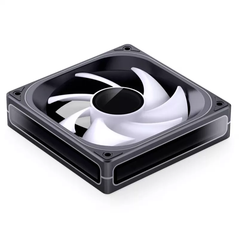 120mm ARGB PWM case fan Jonsbo ZB-120 black, PWM control, ARGB lighting