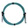 Fibre optic/AOC cable UBIQUITI UACC-AOC-SFP10-5M SFP+ to SFP+, 10 Gbit/s, 5 m, 850 nm, PVC jacket, aquamarine