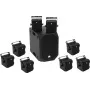 Omnitronic audio equipment set BOB-10A with 8x BOB-4 (model 20000534)