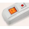 HSK DATA Acar F5 5m power extension 5 AC outlet(s) Indoor/outdoor Grey