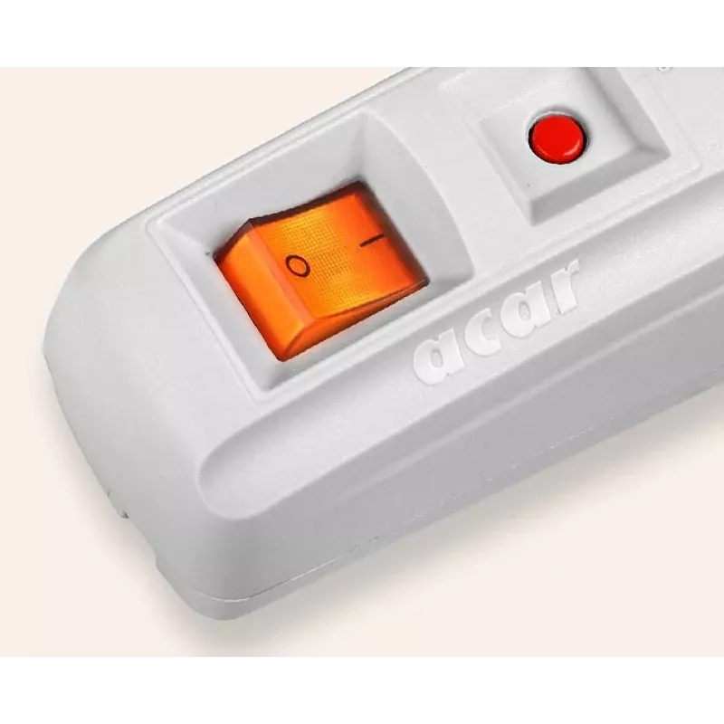 HSK DATA Acar F5 5m power extension 5 AC outlet(s) Indoor/outdoor Grey
