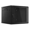 Lanberg WF01-6609-10B Wall-Mounted Rack Cabinet 9U 19 inch 600x600mm Black
