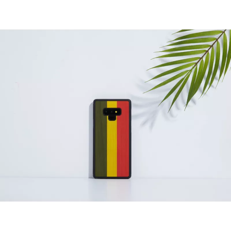 Smartphone case man and wood for Samsung Galaxy Note 9 — Reggae Black protective cover