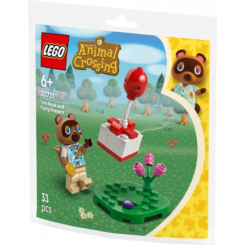 30731 Animal Crossing Tom Nook and Ballon-Geschenk, Construction Toy Polybag