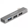 DeLOCK 3 Port Slim USB Hub USB Type-C 10 Gbps 2 x USB 2.0