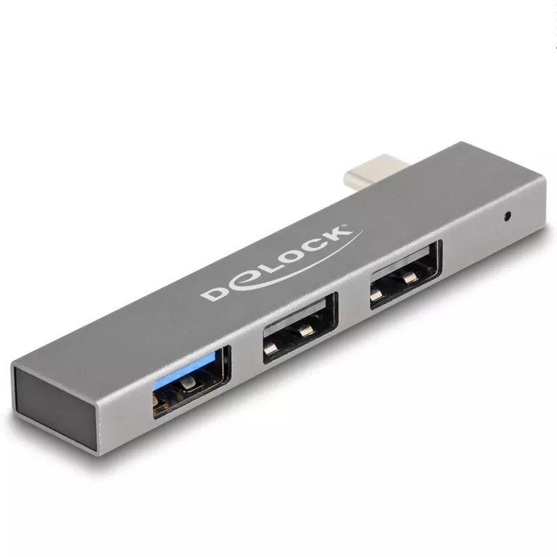 DeLOCK 3 Port Slim USB Hub USB Type-C 10 Gbps 2 x USB 2.0