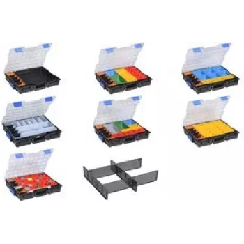 Plastic drawer divider Allit EuroPlus K44 320x150x40 mm, modular inserts for storage boxes