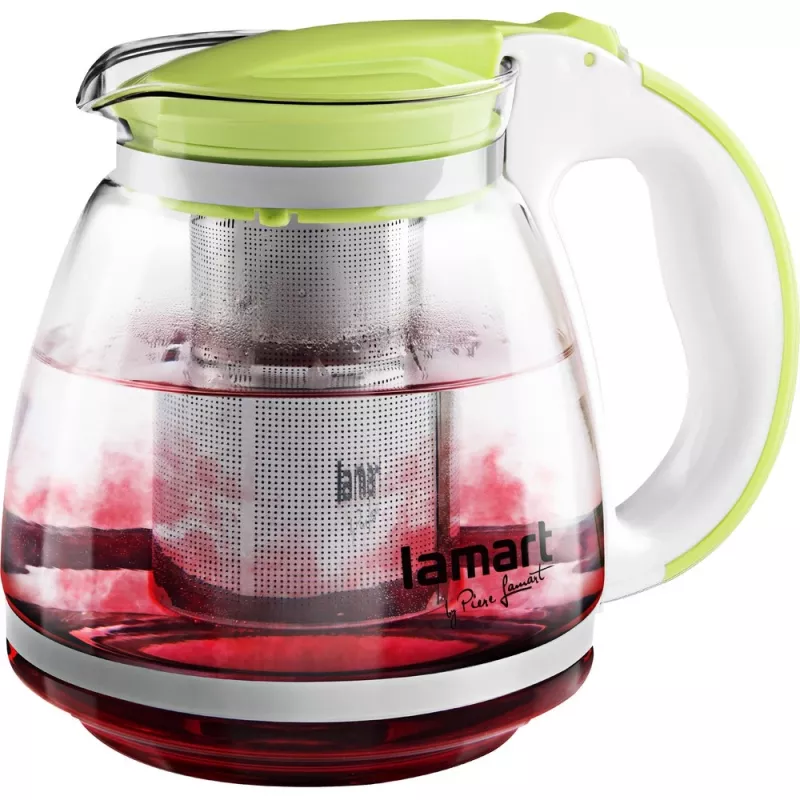 Infuser Glass Lamart LT7028 Green Transparent 13 cm Diameter 155 mm Height