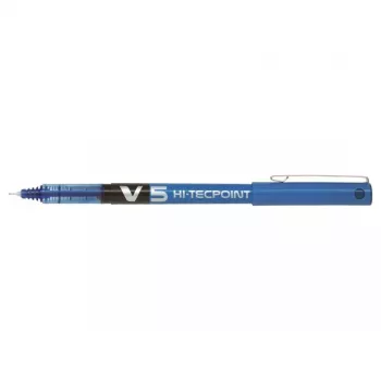 Pilot Hi-Tecpoint V5 BX-V5-L Rollerball Pen with Cap, Blue