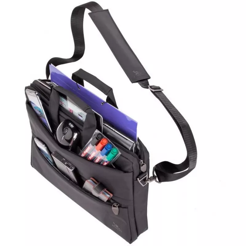 Messenger case Rivacase 8630 39.6 cm (15.6 inch) Black