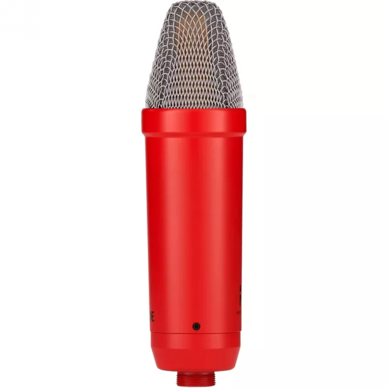 Studio condenser microphone RØDE NT1 Signature Red — cardioid, 20–20000 Hz, -32 dB sensitivity, XLR (3-pin), 313 g