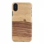 Phone case MAN&WOOD for iPhone X/XS — terra black, protective back cover