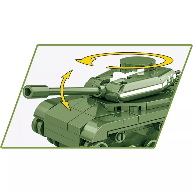 Building set Cobi IS-2 model, World War II tank, 130 pieces, recommended age 6+