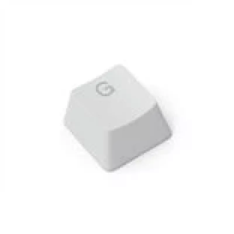 Keycap set GLORIOUS GMMK ABS Doubleshot V2 UK layout White — replacement keycaps for mechanical keyboards
