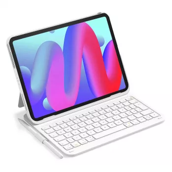 Folio keyboard case Inateck BK2007 for iPad Air 11 inch (27.9 cm) — Bluetooth, QWERTZ, 250 mAh battery
