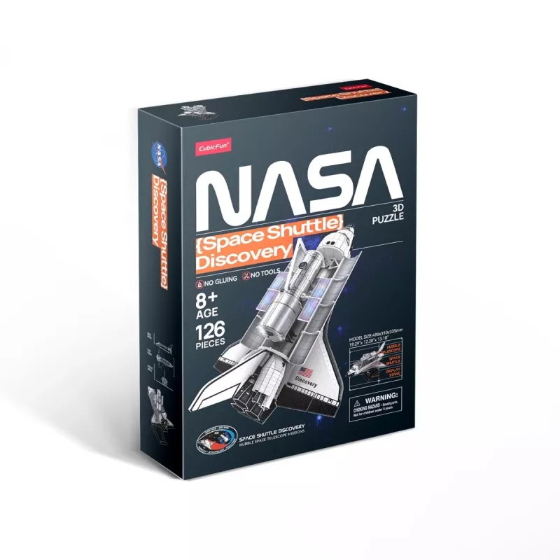 3D Puzzle Cubicfun Space Shuttle Discovery model 306-DS1057, cardboard construction kit
