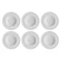 Soup plates LA PORCELLANA BIANCA Bosco White 23 cm set of 6