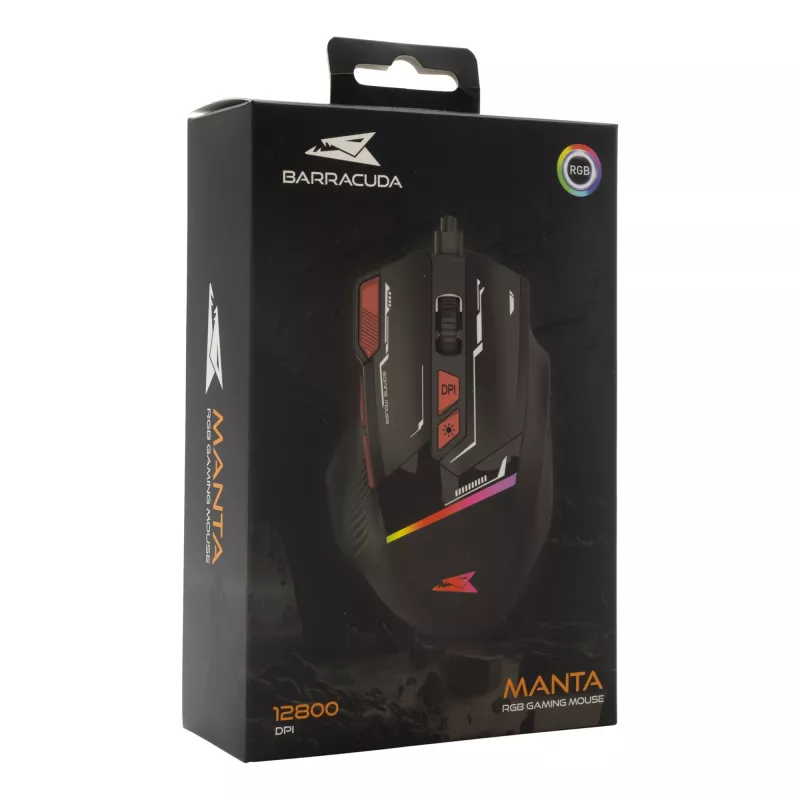 Mouse Baracuda BGM-041 MANTA Black USB