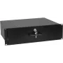 3U Rack Drawer with Lock Omnitronic 30100953 — rack-mounted storage drawer for 19 inch racks